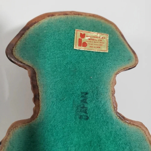 Vintage Big Eyed  Brown Sad Puppy Dog Figurine. - Picture 5 of 6